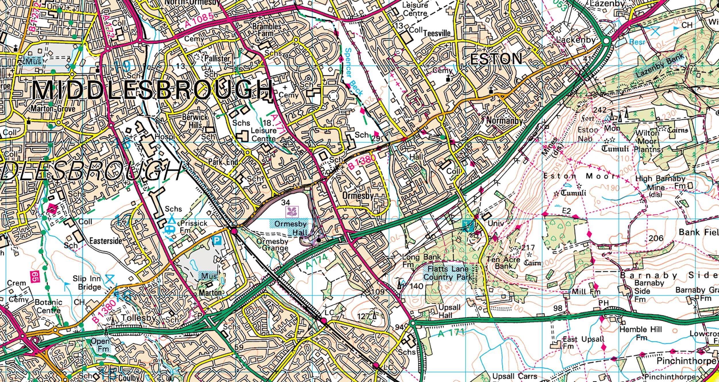 A map of a city
Description automatically generated